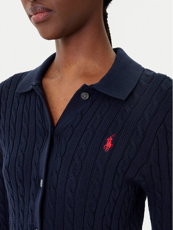 Polo Ralph Lauren Polo Ralph Lauren Kardigán 211971881501 Sötétkék Slim Fit