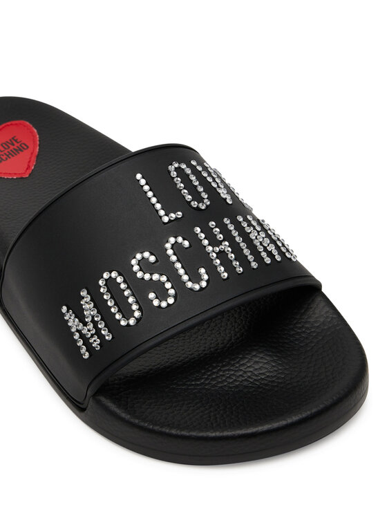 LOVE MOSCHINO LOVE MOSCHINO Klapki JA28122G1MI13000 Czarny