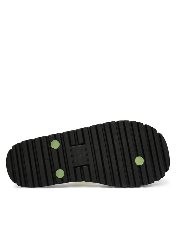 Tommy Jeans Tommy Jeans Japonki Tjw Cleated Jelly Summer Sandal EN0EN02954 Zielony