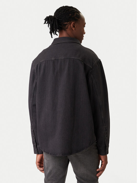 Calvin Klein Jeans Calvin Klein Jeans cămașă de blugi Classic LV04RD765G Negru Relaxed Fit