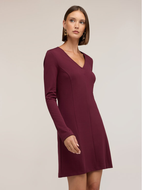 Motivi Motivi Vestito da giorno 7050Q003685N036 Bordeaux A-Line Fit