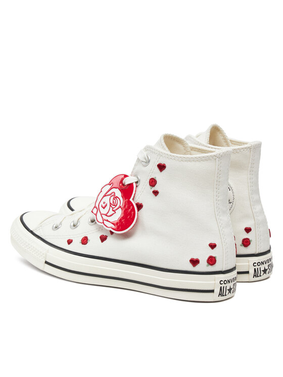Converse Converse Trampki Chuck Taylor All Star Roses A13650C Biały