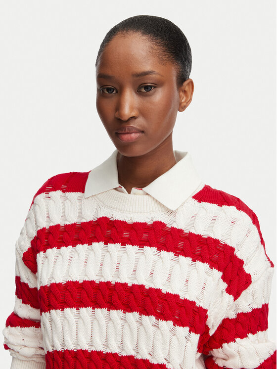 Tommy Jeans Tommy Jeans Maglione DW0DW22926 Rosso Loose Fit