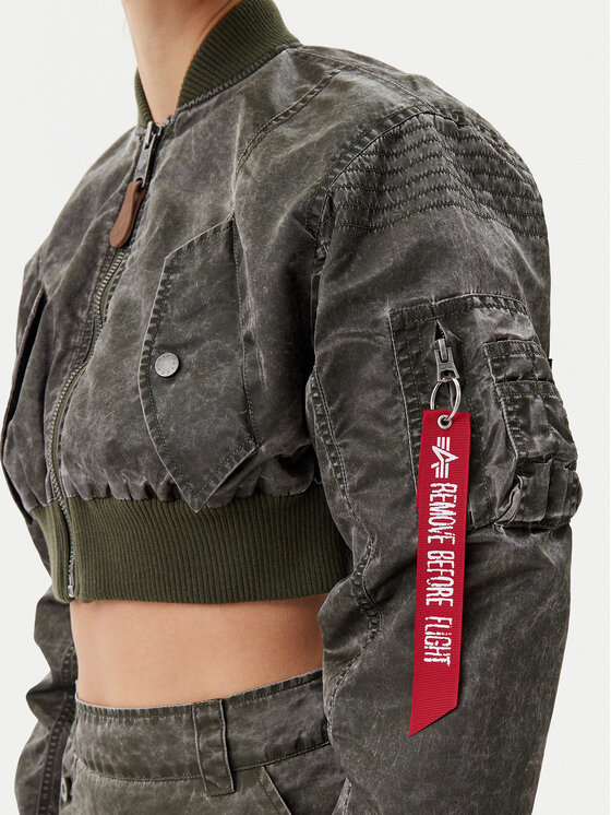 Alpha Industries Alpha Industries Bomber MA-1 Vintage 156002 Zelena Regular Fit