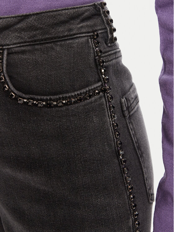 Lola Casademunt by Maite Lola Casademunt by Maite Jeans hlače MF2514008 Siva Wide Leg