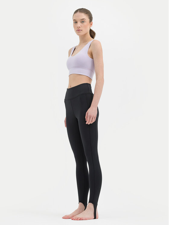 4F 4F Легінси 4FWSS24TFTIF235 Чорний Slim Fit