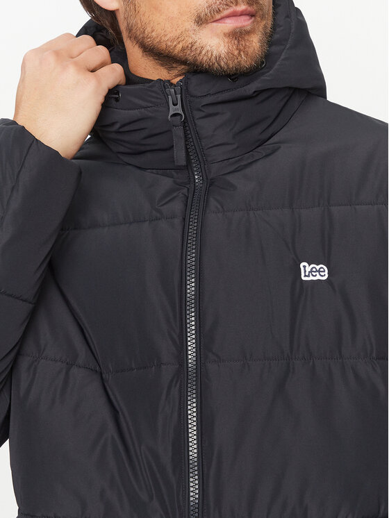 Lee Lee Kurtka zimowa 112341646 Czarny Regular Fit