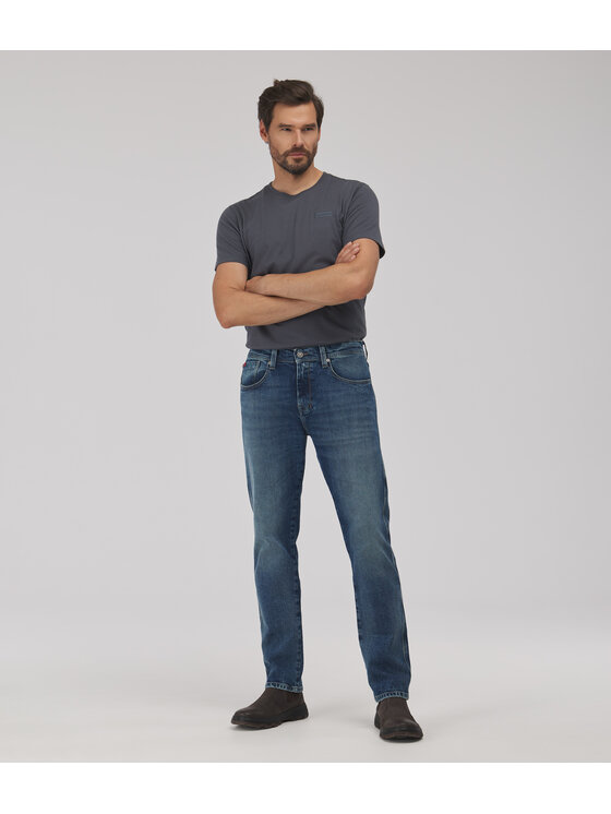 Lee Cooper Lee Cooper Jeansy LC7504 Niebieski Tapered Leg