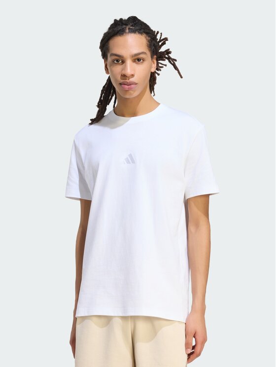adidas adidas Тишърт Adidas Kit Small Logo KX1279 Бял Regular Fit