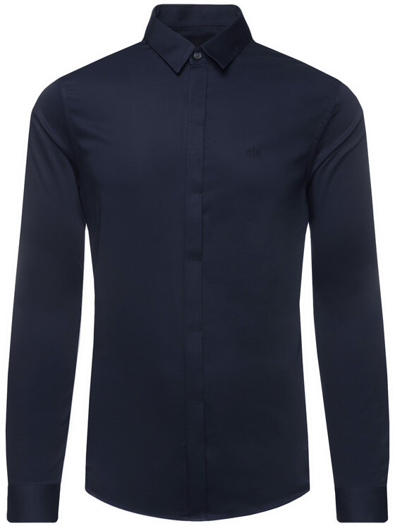 Armani Exchange Armani Exchange Camicia 8NZCBD ZN10Z 1510 Blu scuro Slim Fit