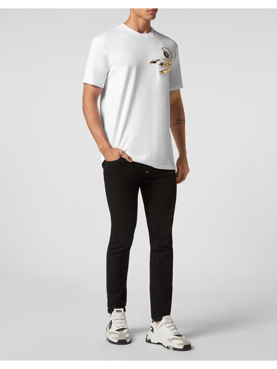 PHILIPP PLEIN PHILIPP PLEIN T-Shirt 811 Biały Regular Fit