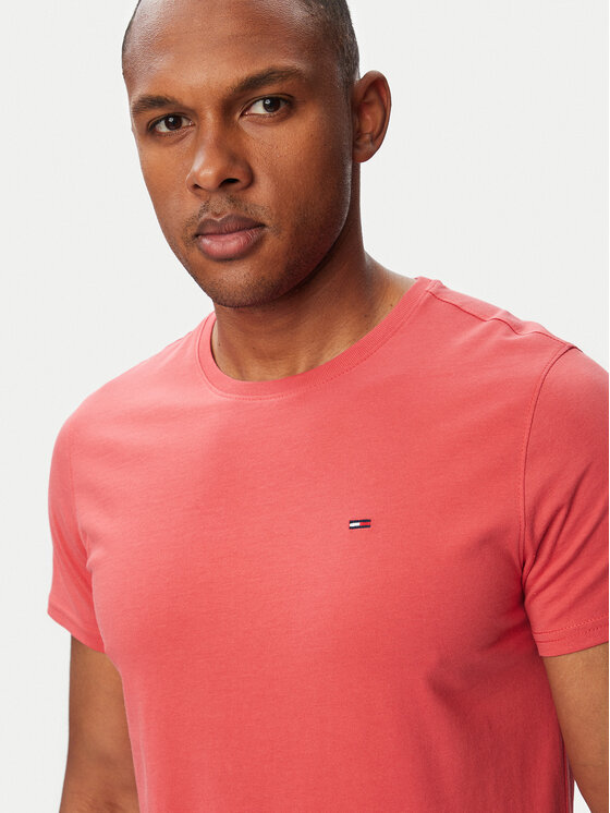 Tommy Jeans Tommy Jeans T-shirt DM0DM04411 Crvena Slim Fit