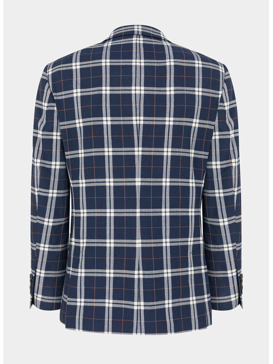 Pako Lorente Pako Lorente Marynarka P21SF-3G-062 Granatowy Slim Fit