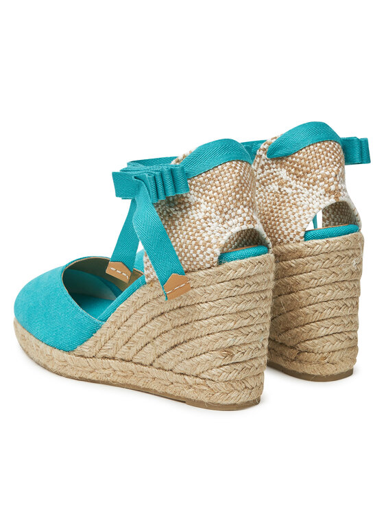 Castañer Castañer Espadryle Carina/8/002 021642 Turkusowy