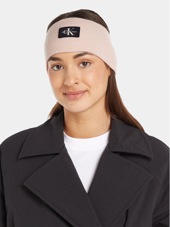 Calvin Klein Jeans Calvin Klein Jeans Пов'язка Monologo Rubber Headband K60K611258 Рожевий