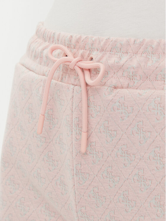 Guess Guess Pantaloni da tuta V5RB03 KCO90 Rosa Regular Fit