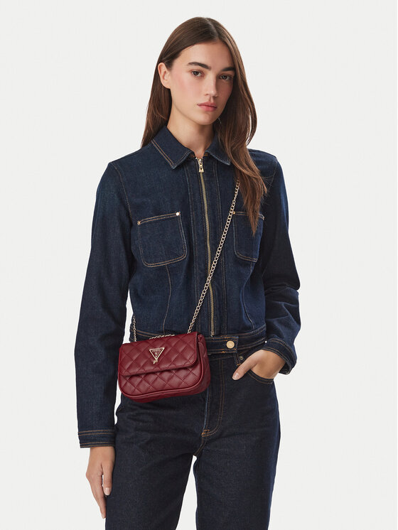 Guess Torbica J5YZ17 WGT10 Tamno crvena