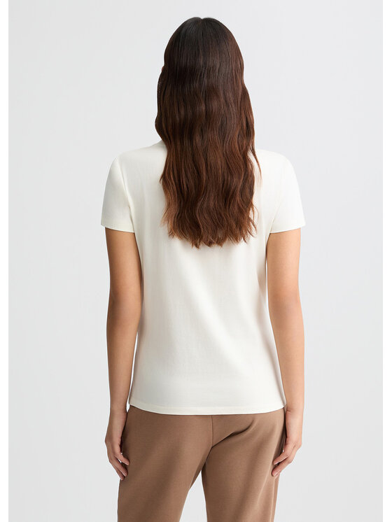 Liu Jo Liu Jo T-shirt TA5173JS003M9294 Bianco Regular Fit