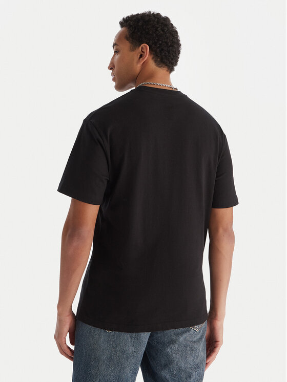 DC Shoes DC Shoes T-shirt Star Reflective EDYZT04346 Crna Regular Fit