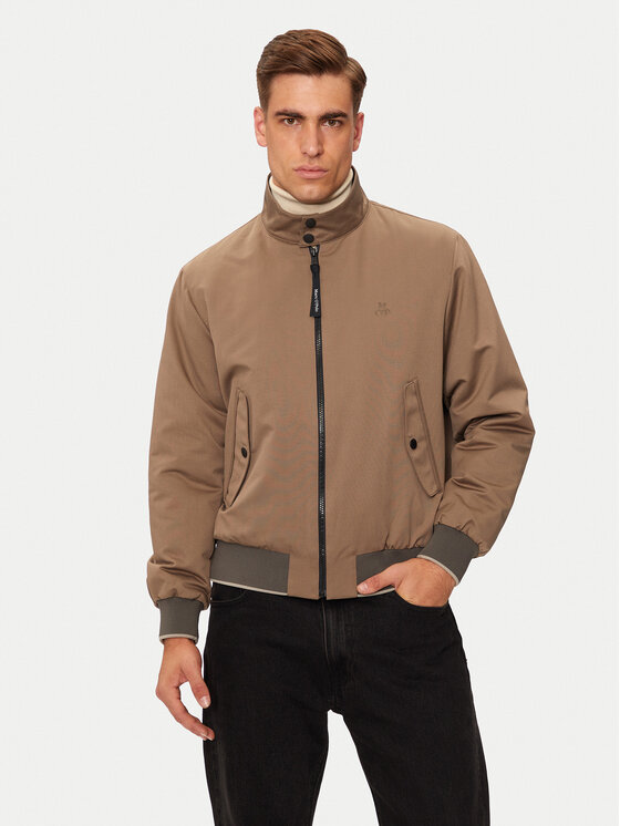 Marc O'Polo Bomber 428024970256 Beige Regular Fit, taglia : L
