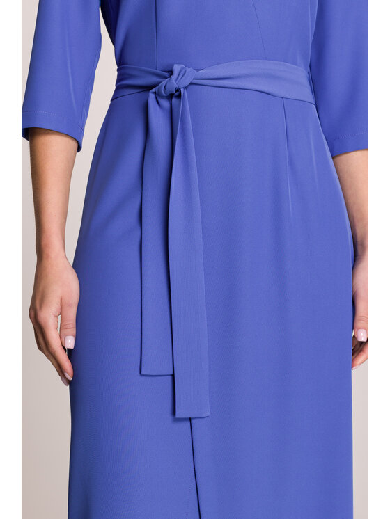 Stylove Stylove Večerní šaty S396 Modrá Premium Fit