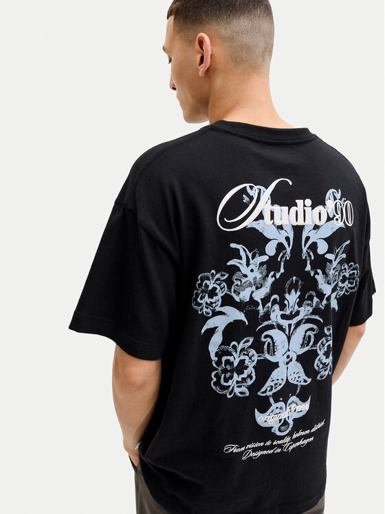 Jack & Jones Jack & Jones T-Shirt Montauk Back 12290892 Μαύρο Regular Fit