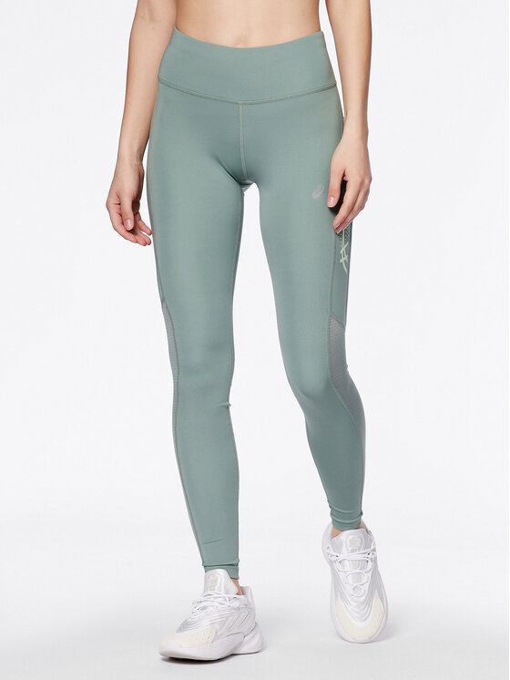Asics Asics Легінси Icon 2012C739 Зелений Slim Fit