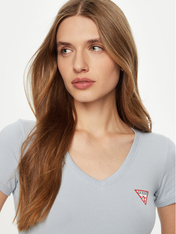 Guess Guess T-Shirt 159539 Zielony Classic Fit