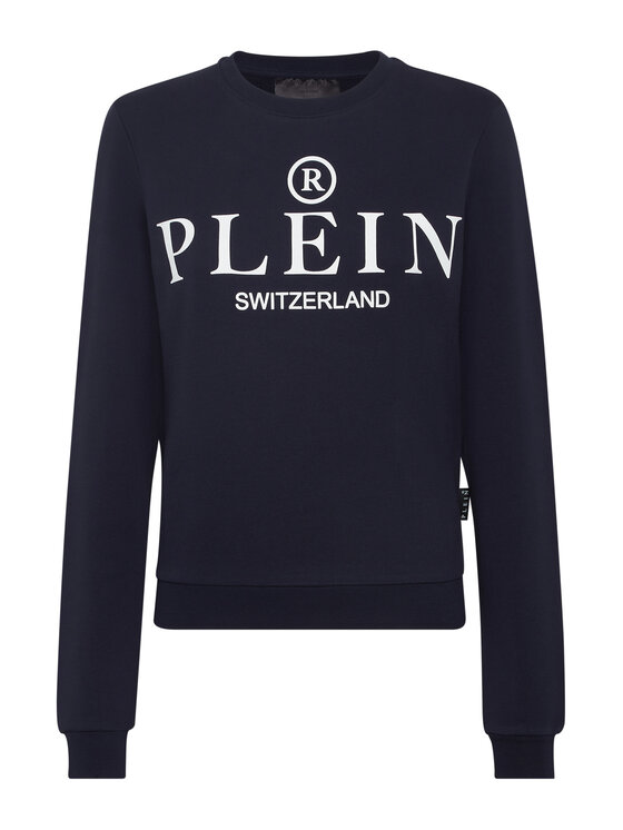 PHILIPP PLEIN PHILIPP PLEIN S dlouhým rukávem 9547 Tmavomodrá Regular Fit