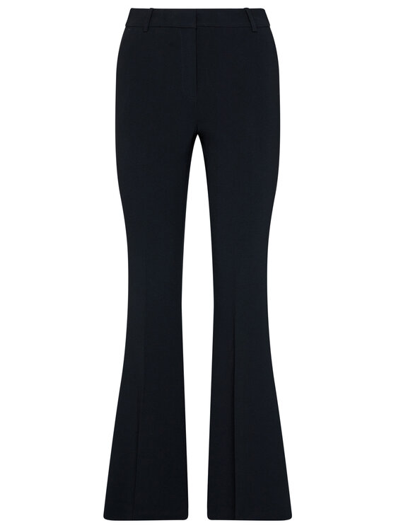 MICHAEL Michael Kors MICHAEL Michael Kors Spodnie materiałowe Crepe Flared Trousers MF03HF0ENX Czarny Regular Fit