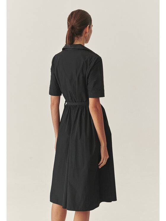 TATUUM Tatuum Sukienka codzienna SATIDA Czarny Flare Fit