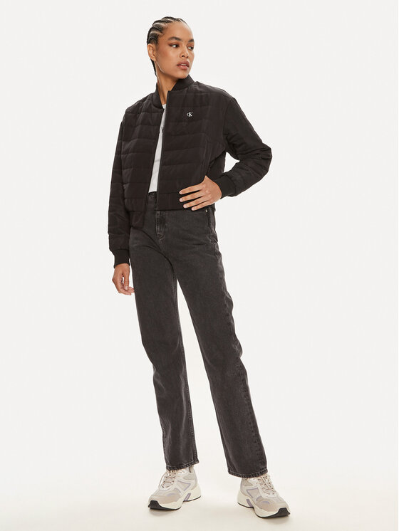 Calvin Klein Jeans Calvin Klein Jeans Bunda bomber J20J223871 Černá Regular Fit