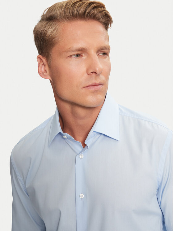 BOSS Boss Košeľa H-Hank-Kent-C1-214 50469345 Modrá Slim Fit