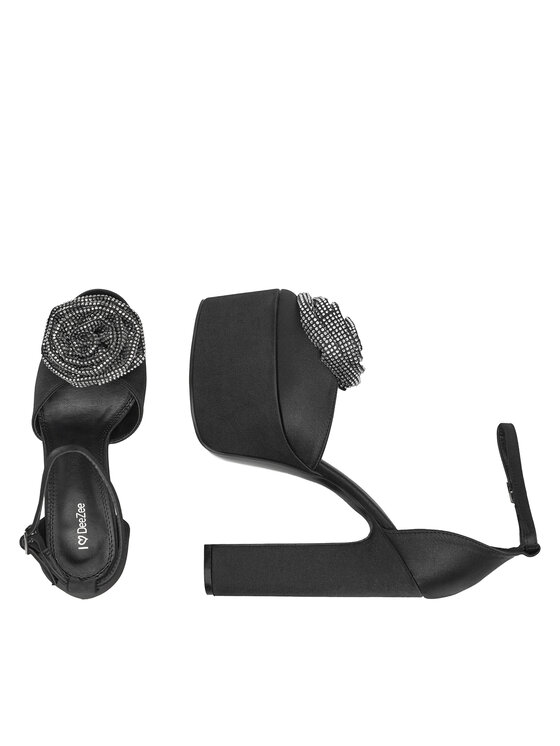 DeeZee DeeZee Czółenka PXH1631310 Czarny