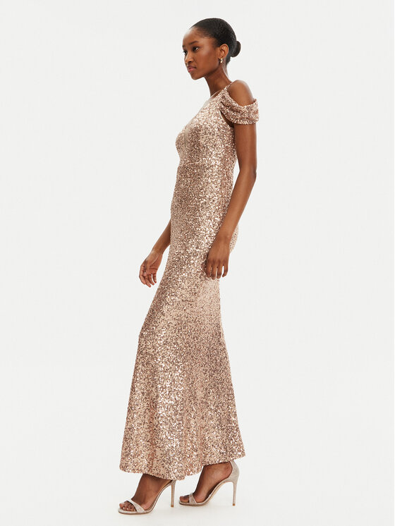 Rinascimento Rinascimento Rochie de seară CFC0122589003 Auriu Regular Fit