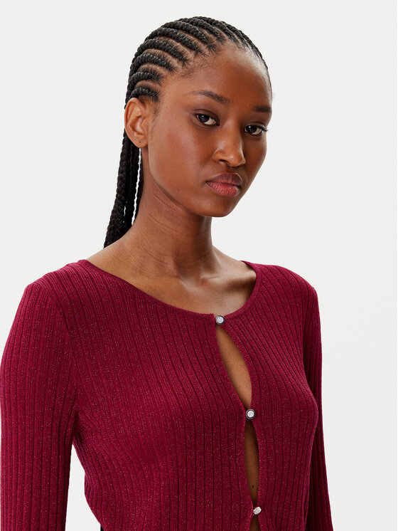 Morgan Morgan Кардиган 252-MIZOR Червен Slim Fit