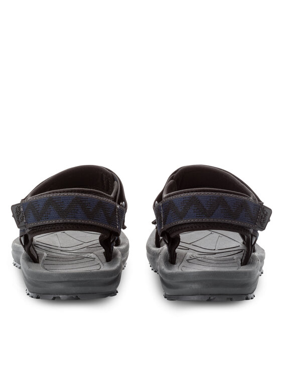 Jack Wolfskin Jack Wolfskin Sandały Wave Breaker M 4052011 Granatowy