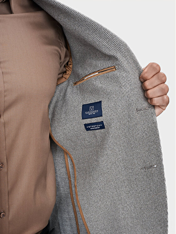Evenemen Evenemen Marynarka PALLADINO Szary Slim Fit