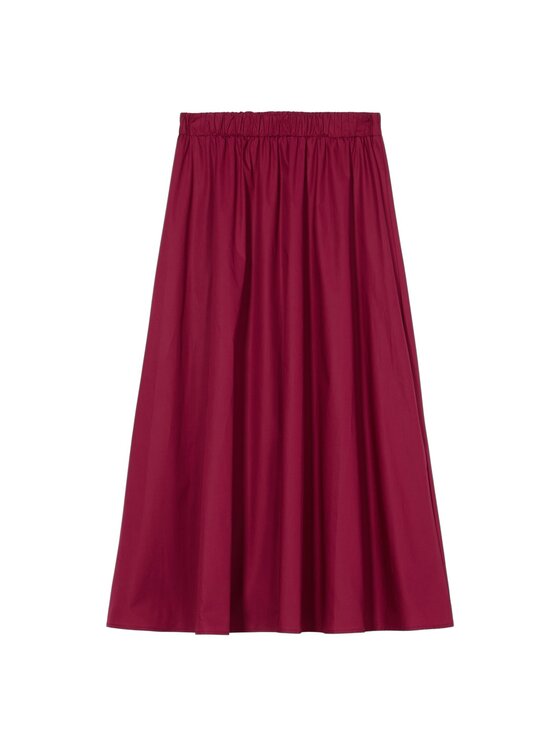 Oltre Oltre Gonna midi 1004J000298N019 Bordeaux A-Line Fit