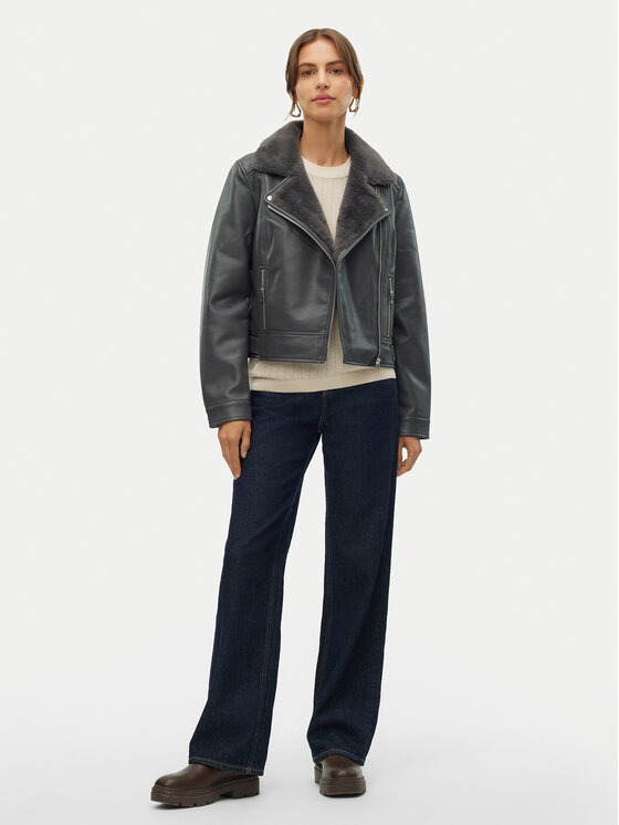 Vero Moda Vero Moda Műbőr dzseki Hailey 10250405 Szürke Regular Fit