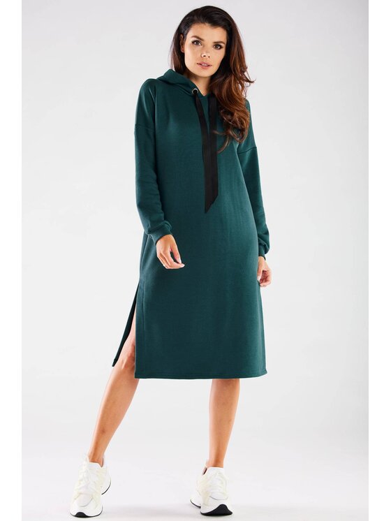 Infinite You Infinite You Vestito di maglia M269 Verde Basic Fit