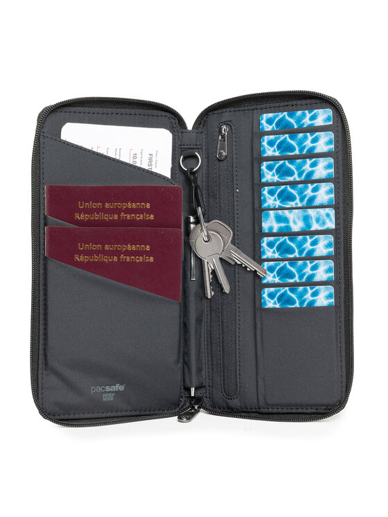 Pacsafe Pacsafe Portfel PRF10600100 Czarny