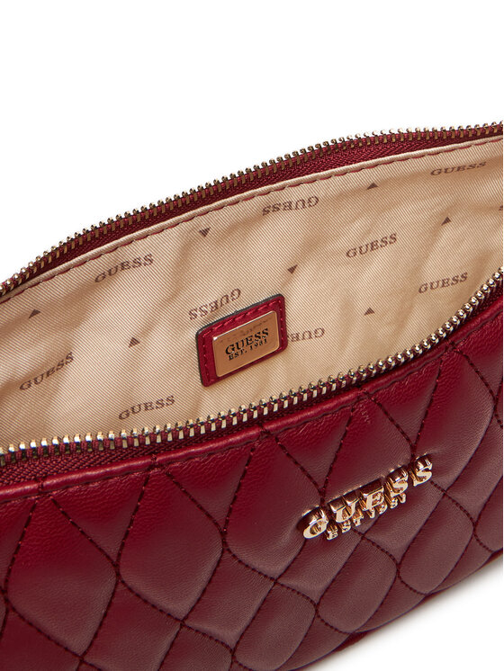 Guess Guess Geantă Valla Mini HWQG81 22720 Roșu