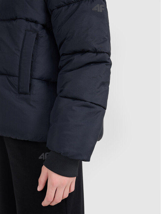 4F 4F Kurtka puchowa OUTERWEAR Czarny Regular Fit