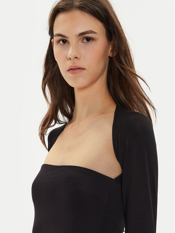 Gina Tricot Gina Tricot Kasdieninė suknelė 23511 Juoda Slim Fit