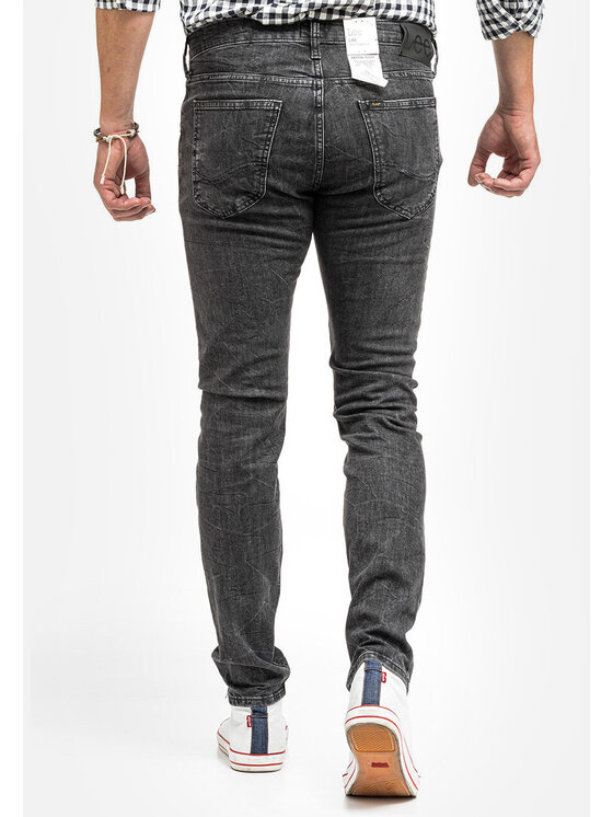 Lee Lee Jeansy LUKE Szary Slim Fit