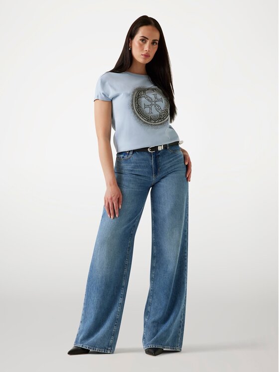 Guess Guess T-Shirt 176091 Niebieski Classic Fit