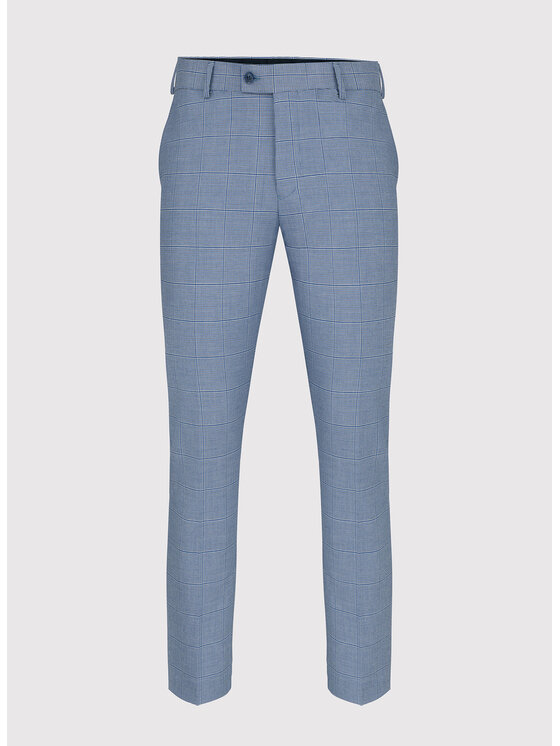 Pako Lorente Pako Lorente Spodnie garniturowe P23SF-6G-030 Niebieski Slim Fit