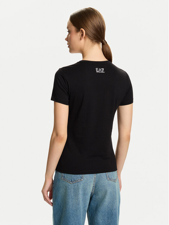 EA7 Emporio Armani EA7 Emporio Armani T-shirt 7W000521 AF12503 UC001 Crna Regular Fit