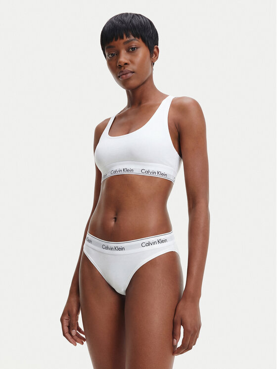 Calvin Klein Underwear Calvin Klein Underwear Stringi LV00QF8518 Biały